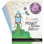 Treeline A4 160gsm Pastel Project Board Pad - 20 Sheet